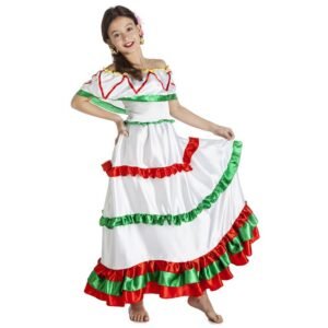 DISFRAZ DE MEXICANA NIÑA