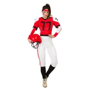 DISFRAZ DE JUGADORA DE RUGBY MUJER