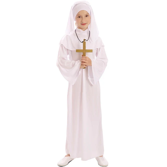 DISFRAZ DE MONJA NOVICIA NIÑA