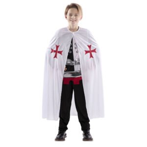 DISFRAZ CAPA BLANCA MEDIEVAL INFANTIL
