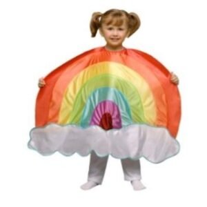 DISFRAZ DE ARCO IRIS COLORES INFANTIL