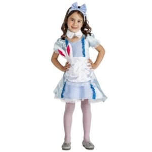 DISFRAZ DE ALICIA CON MEDIAS NIÑA