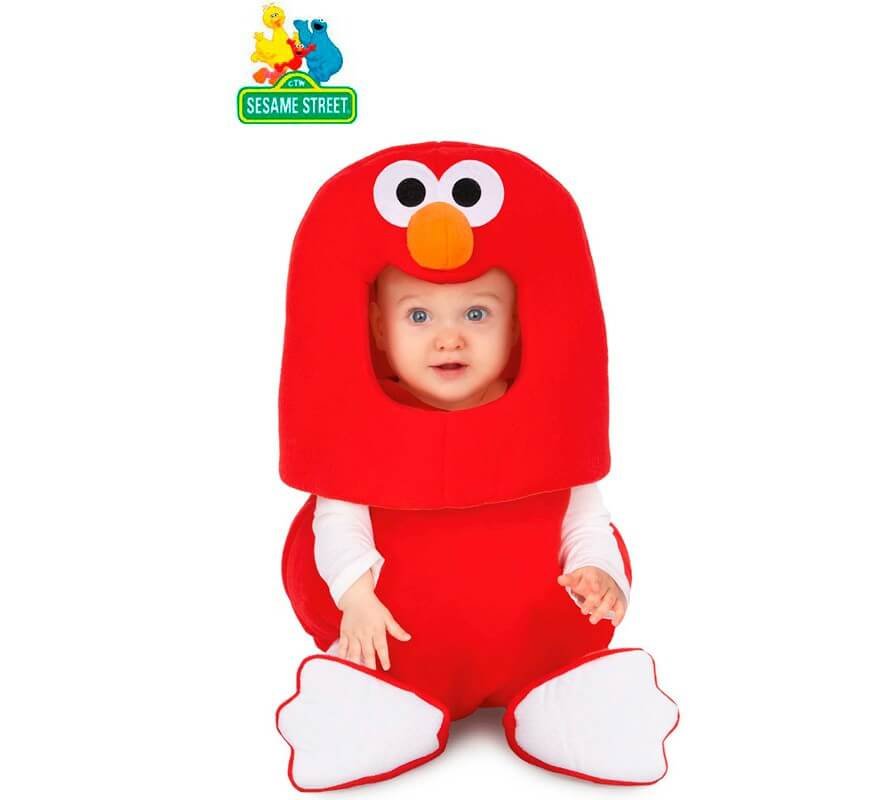 DISFRAZ ELMO DE BARRIO SÉSAMO BEBÉ