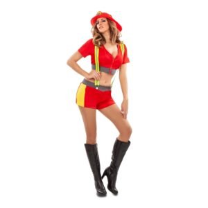 DISFRAZ DE BOMBERA SEXY MUJER