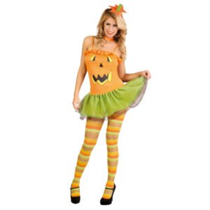 DISFRAZ DE CALABAZA SEXY MUJER