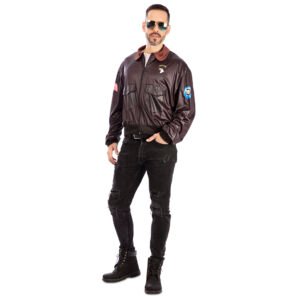 DISFRAZ CAZADORA AVIADOR HOMBRE