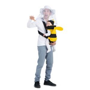 DISFRAZ CUBREMOCHILA APICULTOR Y ABEJA