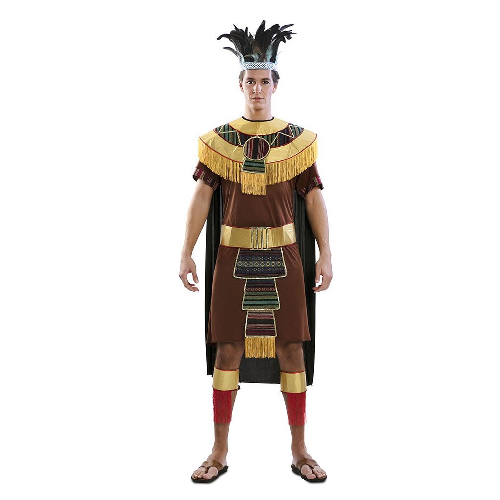 DISFRAZ DE AZTECA PARA HOMBRE