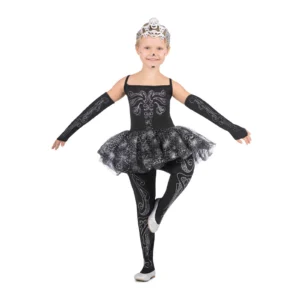 DISFRAZ DE BAILARINA ESQUELETO NIÑA