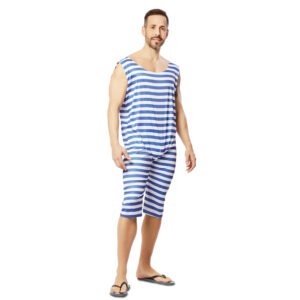 DISFRAZ DE BAÑISTA AZUL HOMBRE