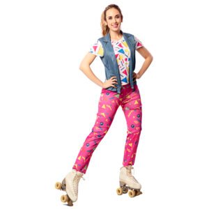 DISFRAZ DE BARBIE PATINADORA MUJER