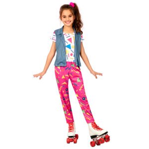 DISFRAZ DE BARBIE PATINADORA NIÑA