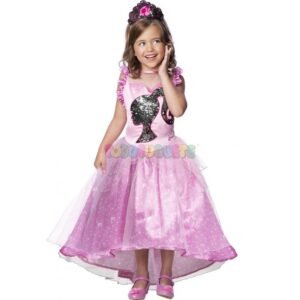 DISFRAZ DE BARBIE PRINCESA PARA NIÑA