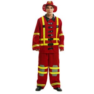 DISFRAZ DE BOMBERO ADULTO