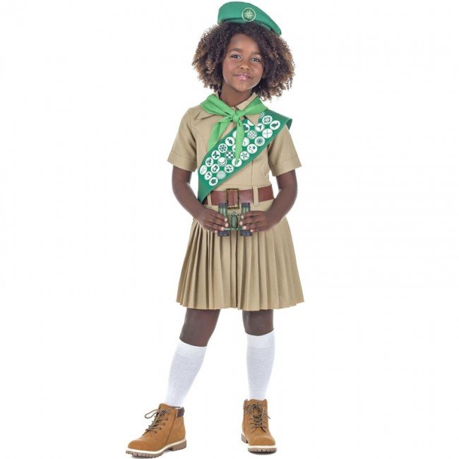 DISFRAZ DE BOY SCOUT PARA NIÑA