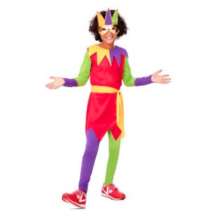 DISFRAZ DE BUFÓN COLORES NIÑO