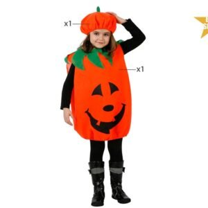 DISFRAZ DE CALABAZA NIÑA