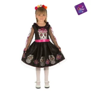 DISFRAZ DE CALAVERA CATRINA NIÑA