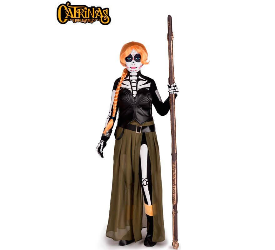 DISFRAZ DE CATRINA VALERIA NIÑA
