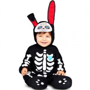 DISFRAZ CONEJITO DIA DE LOS MUERTOS BEBÉ