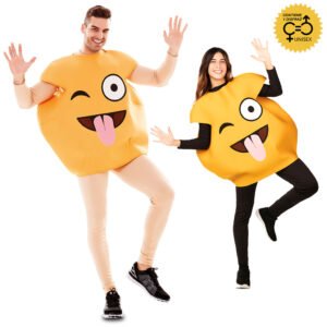 DISFRAZ DE EMOTICONO BROMISTA UNISEX