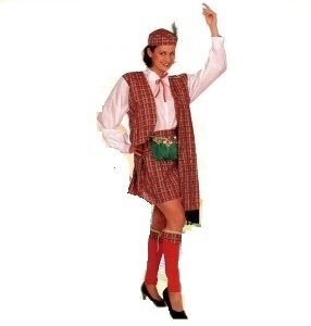 DISFRAZ DE ESCOCESA GALESA MUJER