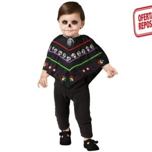DISFRAZ DE ESQUELETO MEJICANO NIÑO