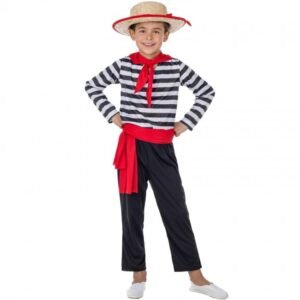 DISFRAZ DE GONDOLERO VENECIANO PARA NIÑO