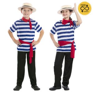 DISFRAZ DE GONDOLERO UNISEX INFANTIL
