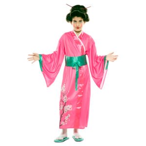 DISFRAZ DE JAPONESA PARA NIÑA