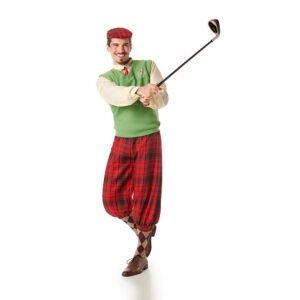 DISFRAZ DE JUGADOR DE GOLF HOMBRE