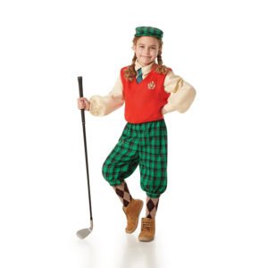 DISFRAZ DE JUGADORA DE GOLF NIÑA