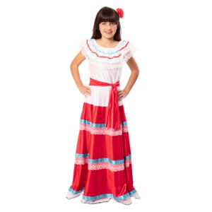 DISFRAZ DE LATINOAMERICANA PARA NIÑA