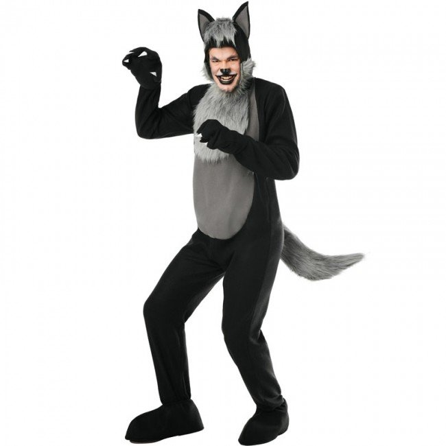 DISFRAZ DE LOBO PARA ADULTO