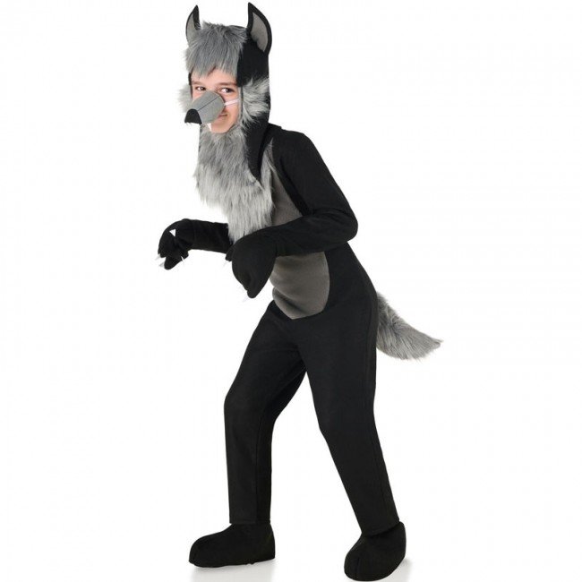 DISFRAZ DE LOBO PARA INFANTIL