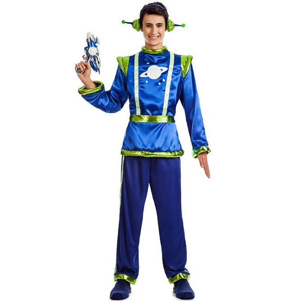 DISFRAZ DE MARCIANO AZUL HOMBRE