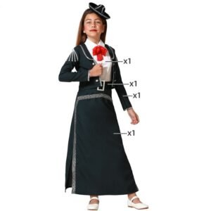 DISFRAZ DE MARIACHI MEJICANA PARA NIÑA