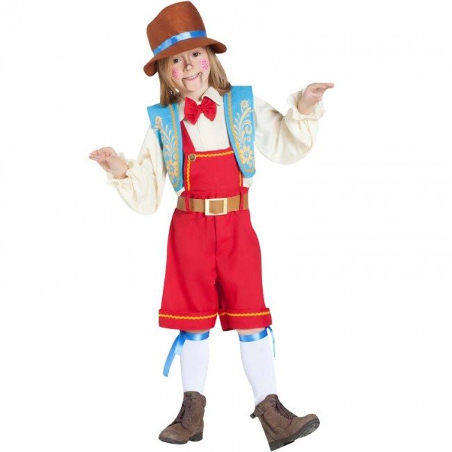 DISFRAZ DE PINOCHO MARIONETA PARA NIÑO