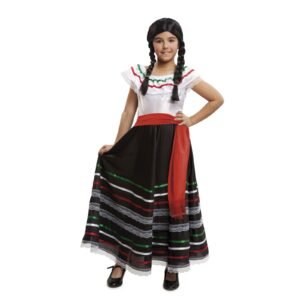 DISFRAZ DE MEJICANA B/N NIÑA