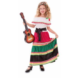 DISFRAZ DE MEJICANA PARA NIÑA