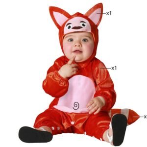 DISFRAZ DE PANDA ROJO PARA BEBÉ