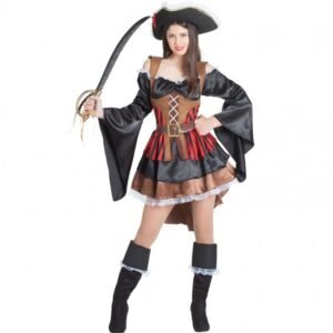 DISFRAZ DE PIRATA BUCANERA PARA MUJER