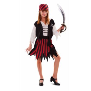 DISFRAZ DE PIRATA ECONÓMICO NIÑA