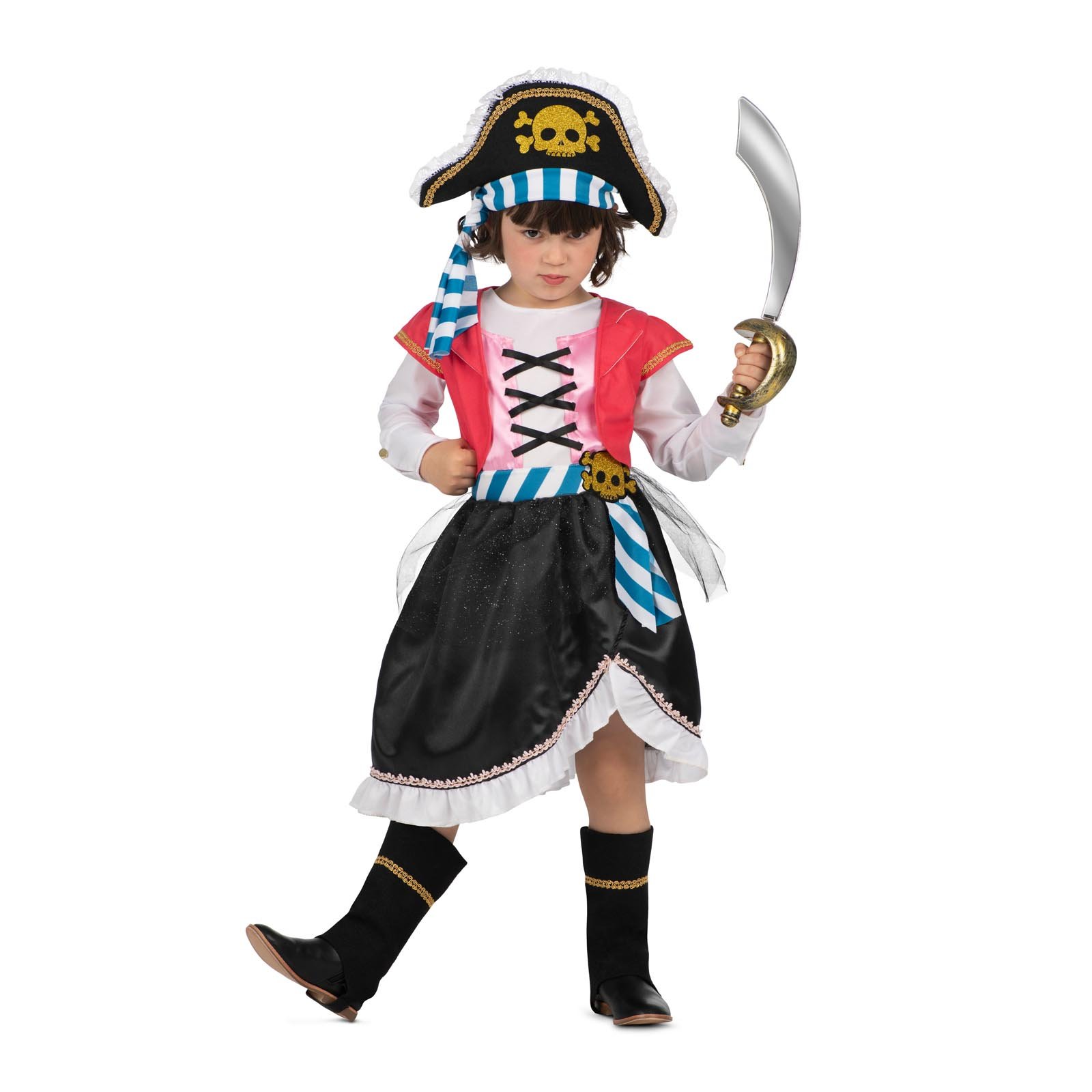 DISFRAZ DE PIRATA PARA NIÑA