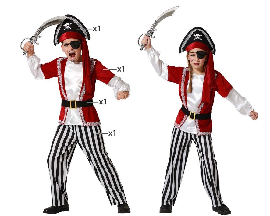 DISFRAZ DE PIRATA UNISEX INFANTIL