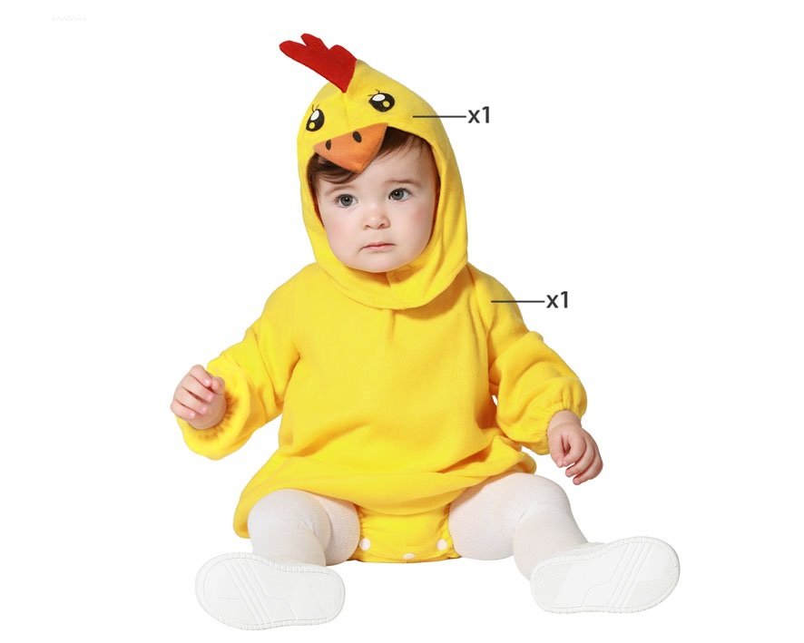 DISFRAZ DE POLLITO UNISEX PARA BEBÉ