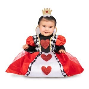 DISFRAZ DE REINA DE CORAZONES BEBÉ