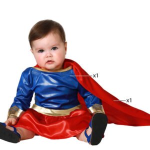DISFRAZ DE SUPERHEROÍNA PARA BEBÉ NIÑA