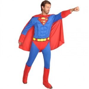 DISFRAZ DE SUPERMAN MUSCULOSO HOMBRE