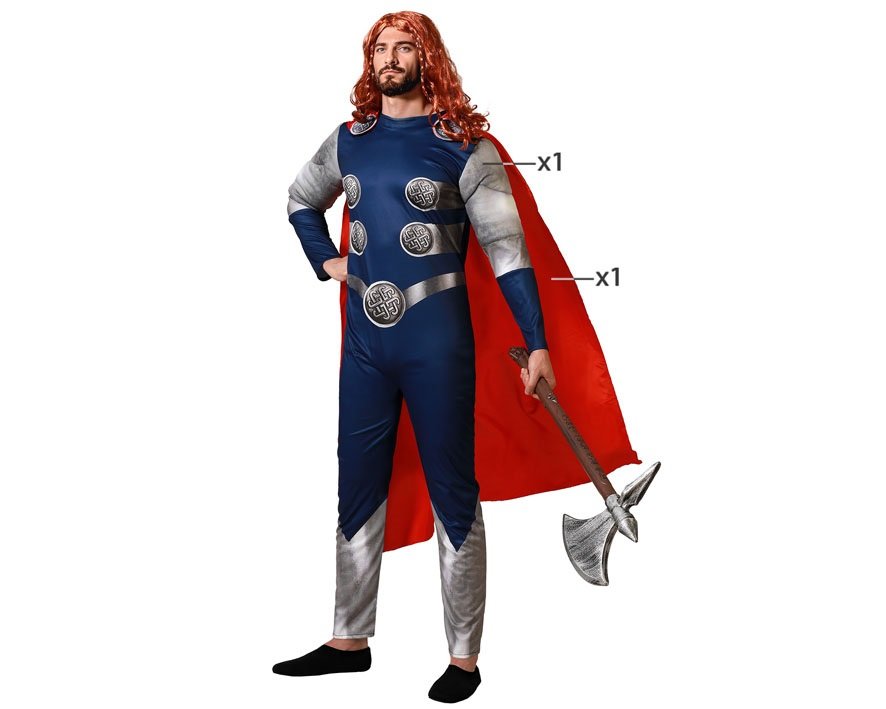 DISFRAZ DE SUPERHÉROE THOR PARA HOMBRE